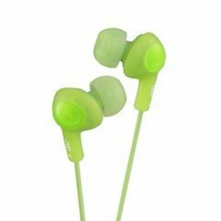 SWE-TECH 3C JVC Gumy Plus Inner-Ear Earbuds, Green FWT5002-102GR